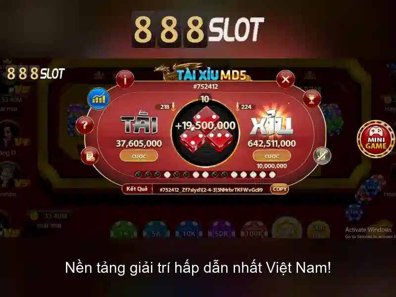 888slot - Sòng bài trực tuyến nổi bật với trải nghiệm quay số và máy đánh bạc